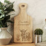 Personalised Highland Cow Paddle Chopping Board, thumbnail 1 of 3