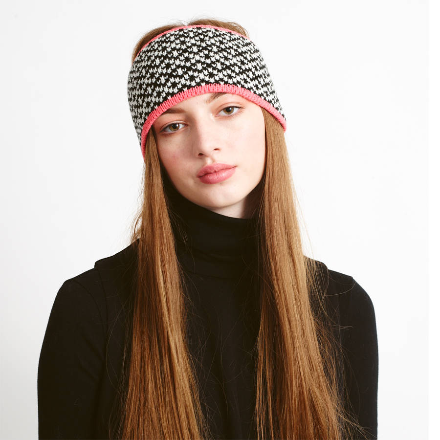Coral Graphic Headband By Lowie | notonthehighstreet.com