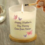 Personalised Butterfly Candle Birthday Gift, thumbnail 3 of 5