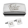 Personalised Father Of The Groom Wedding Cufflinks, thumbnail 3 of 3