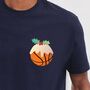 Personalised Basketball Christmas Pudding T Shirt, thumbnail 1 of 3