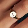 Personalised Initials Signet Ring, thumbnail 4 of 7