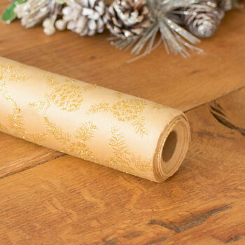 Gold Glitter Acorn Table Runner, 3 of 4