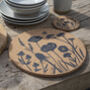 Cork Placemats And Coasters | Wildflowers, thumbnail 3 of 6