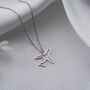'Let's Fly Away' Aeroplane Necklace, thumbnail 3 of 9