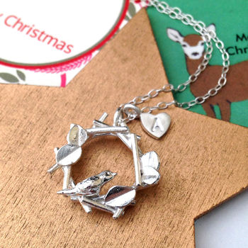 Robin And Nest Sterling Silver Bird Necklace, 2 of 12