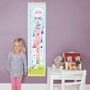 Personalised Fairy Castle Height Chart, thumbnail 1 of 6
