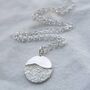 Recycled Silver Dainty Moonrise Necklace, thumbnail 6 of 7