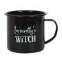 I'm Secretly A Witch Enamel Mug, thumbnail 3 of 3