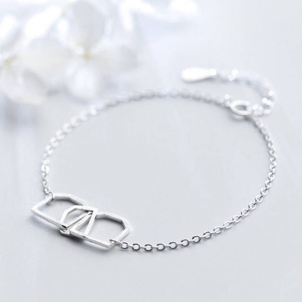 925 Sterling Mother, Daughter, Granddaughter Bracelet By My Posh Shop