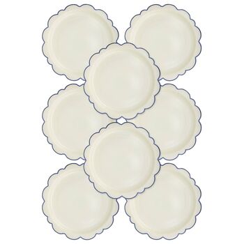 Pembroke Cream And Blue Edge Large Paper Plates X Eight, 2 of 4
