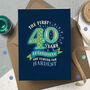 Funny 40th ‘Childhood’ Milestone Birthday Card, thumbnail 1 of 3