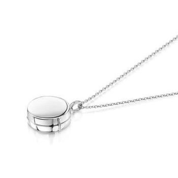 Personalised Little Drum 925 Sterling Silver Locket, 9 of 12