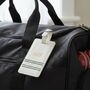 Personalised White Cricket Luggage Tag, thumbnail 7 of 10