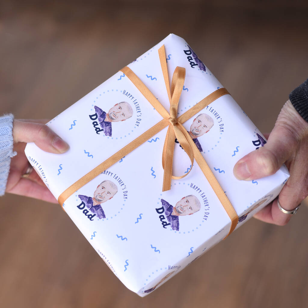 Personalised Father's Day Wrapping Paper Two Sheets By Hoobynoo ...