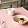 Personalised Toddler Table Mat In Vegan Leather, thumbnail 1 of 9