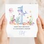 Under The Sea 1st Birthday Card For Her, Any Age For, Pink Or Blue, thumbnail 3 of 5