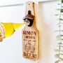 Personalised Love You More Than Beer Bottle Opener, thumbnail 1 of 2