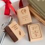 Personalised Graduation And Good Luck Gift Wooden Book Keyring, thumbnail 6 of 12