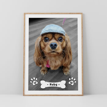 Personalised Pet Dog Photo Print Wall Art With Professional Photo Editing, 2 of 6
