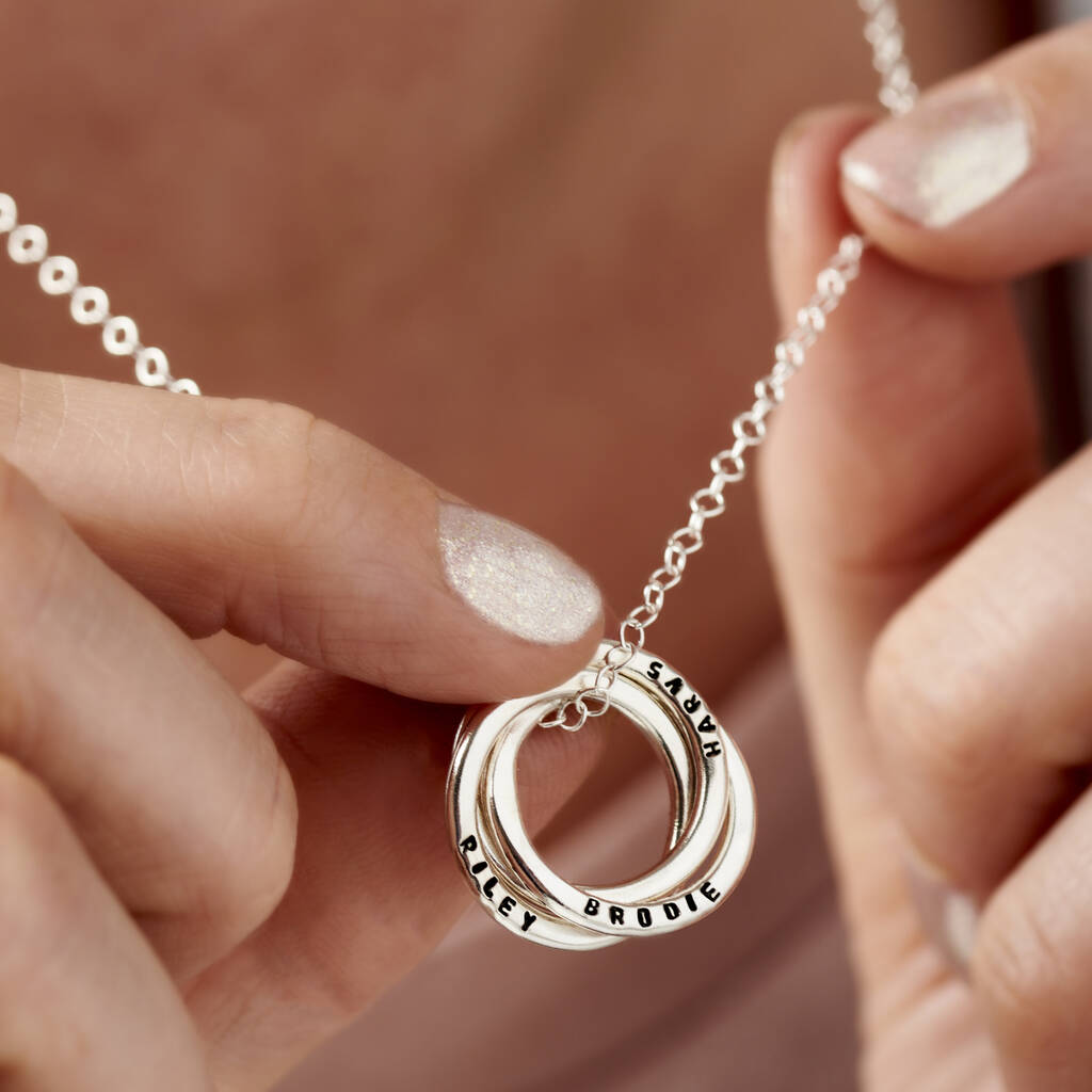 Personalised Russian Ring Necklace, 1 of 12