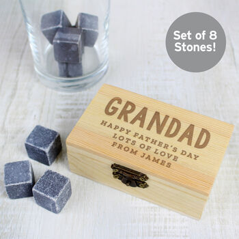 Personalised Message Cooling Stones Set, 4 of 5