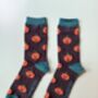 Halloween Pumpkin Bamboo Socks, thumbnail 5 of 10