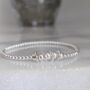 Sterling Silver Decade Rings Birthday Bracelet Gift For Various Ages, thumbnail 2 of 12