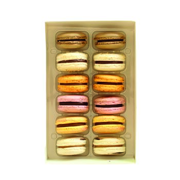 Box Of 12 Chocolate Lovers Macarons, 2 of 4
