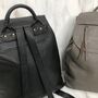 Fair Trade Stylish Versatile Leather Rucksack Backpack, thumbnail 6 of 12