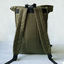 Personalised Recycled Rolltop Backpack, thumbnail 2 of 5
