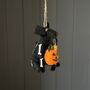 Wool Dog With Pumpkin Hanging Halloween Decoration, thumbnail 2 of 2