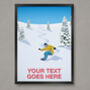 Personalised Snowboard Poster, thumbnail 1 of 7