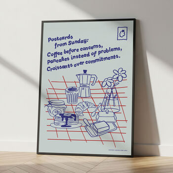 Postcards From Sunday Matte Art Print, 2 of 6