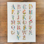 The Flower Alphabet Print, thumbnail 3 of 9