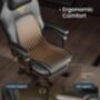 Ergonomic Gaming Chair With Footrest, thumbnail 3 of 6