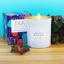 Geranium And Patchouli Soy Candle Can Be Personalised, thumbnail 1 of 2