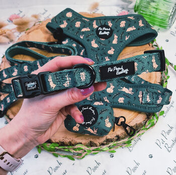 Wild Meadow Bunny Dog Harness With Optional Set, 5 of 12