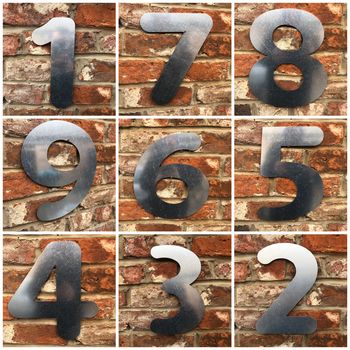 Galvansied Lettering Letters Garden Or Home Bar A To Z, 8 of 8
