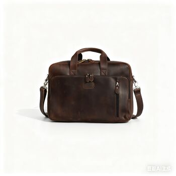 Genuine Leather Briefcase, 9 of 12