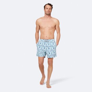 Father And Son Flags Print Matching Swim Shorts, 3 of 8