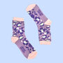 Pastel Leopard Print Socks Set Of Three, thumbnail 7 of 8