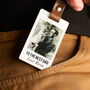 'Neutrals' Leather Photo Memory Keyring, thumbnail 3 of 7