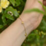 Sterling Silver/ Gold Plated Cottage Garden Bracelet, thumbnail 6 of 6