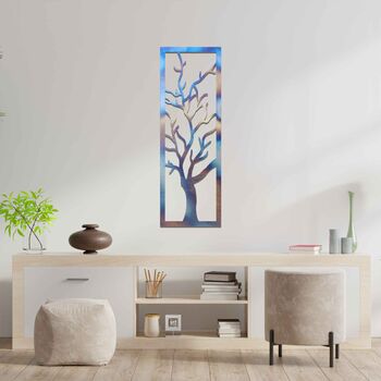 Minimalist Metal Tree Wall Art For New Home Decor, 5 of 12