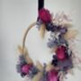 ' Mini Joy' Luxury Dried Flower Wreath, thumbnail 2 of 3