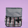 Tartan Eco Rolltop Backpack And Pannier, thumbnail 4 of 6