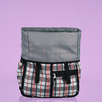 Tartan Eco Rolltop Backpack And Pannier, 4 of 6