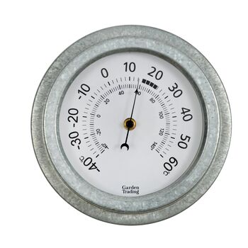 Galvanised Steel Thermometer, 2 of 2
