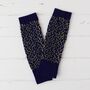 Scatter Lambswool Knitted Wrist Warmers, thumbnail 7 of 12